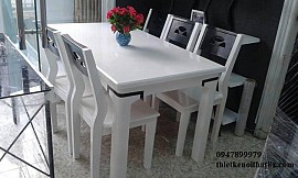 Bàn ăn theo thiết kế mã BA-MHG011
