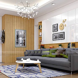 Thiết Kế Căn Hộ Chung Cư Ngoại Giao Đoàn 67m2 - Căn 02 N04A