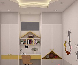 Thiết Kế Căn Hộ Chung Cư 57m2 - HH2B Linh Đàm