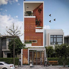 Thiết Kế Nhà Lô Phố 90m2 - Nam Định